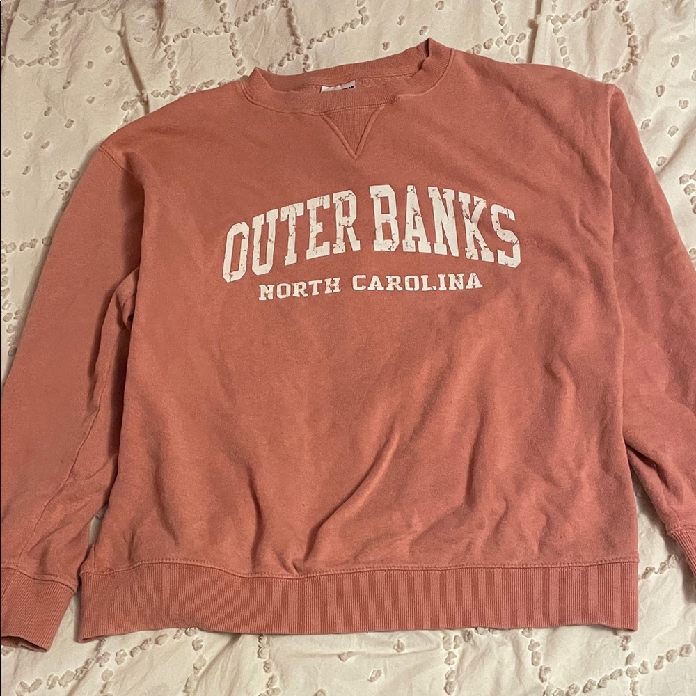 Outer Banks North Carolina Women’s Crewneck - Rust